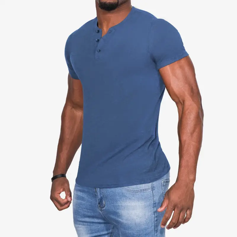 Men's 2023 Cross-border Slim Fit T-Shirt Black — feature 27