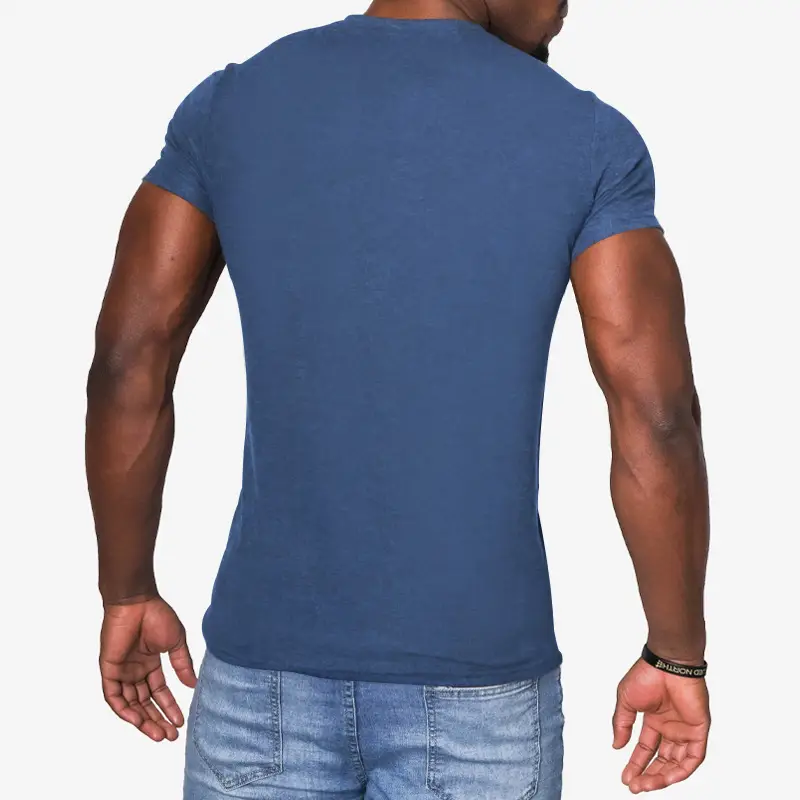 Men's 2023 Cross-border Slim Fit T-Shirt Black — feature 28