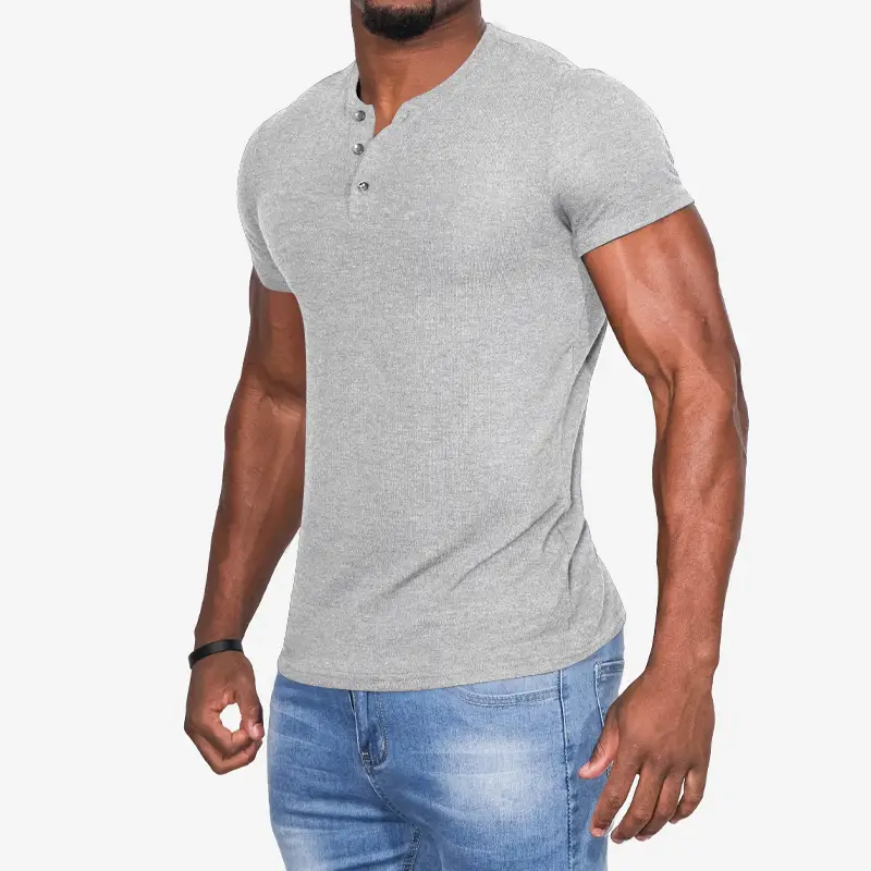 Men's 2023 Cross-border Slim Fit T-Shirt Black — feature 32