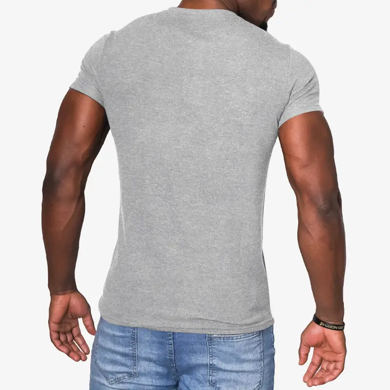 Men's 2023 Cross-border Slim Fit T-Shirt Black — feature 33