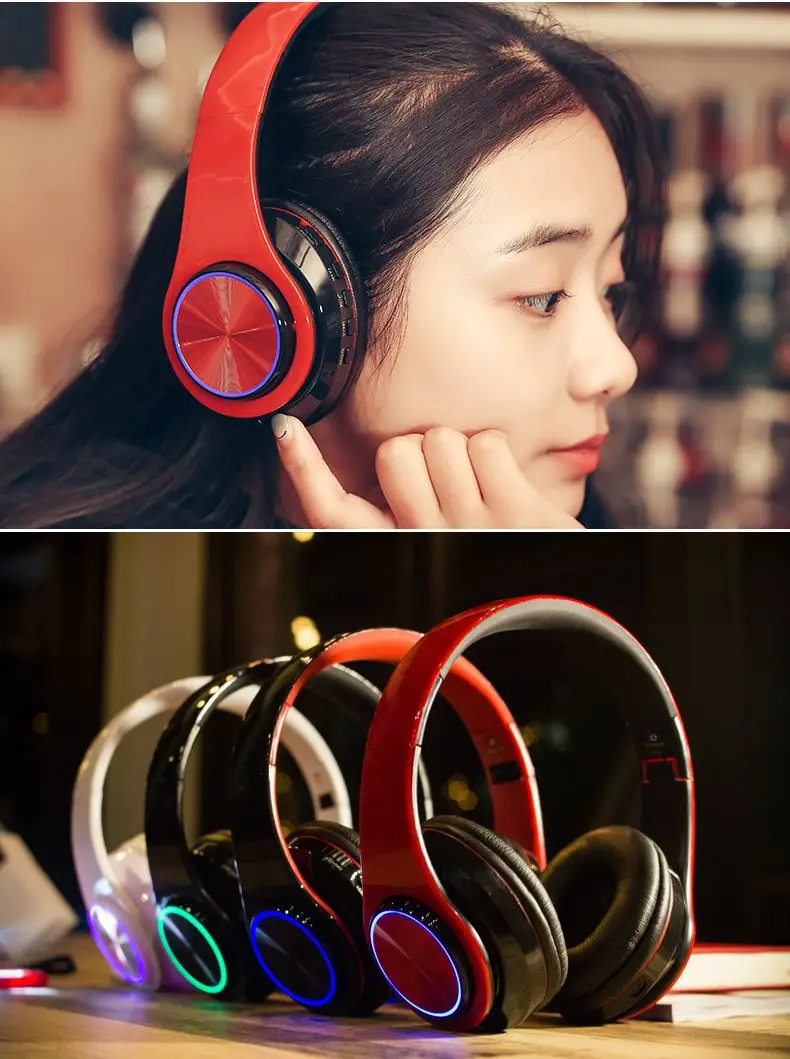 Wireless Bluetooth Headset Red Gaming Cool High Quality — feature 16