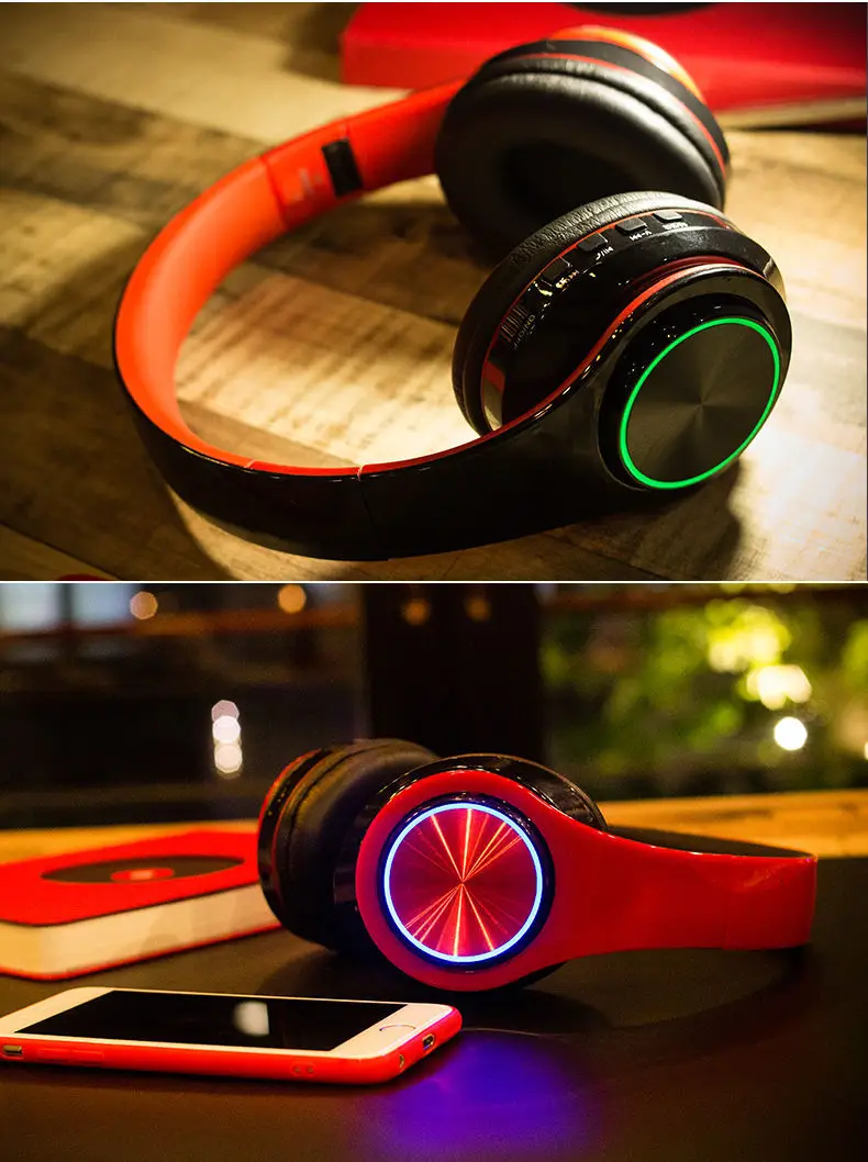 Wireless Bluetooth Headset Red Gaming Cool High Quality — feature 17