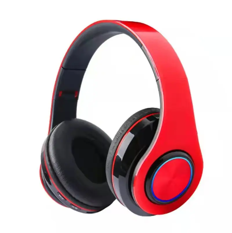 Wireless Bluetooth Headset Red Gaming Cool High Quality