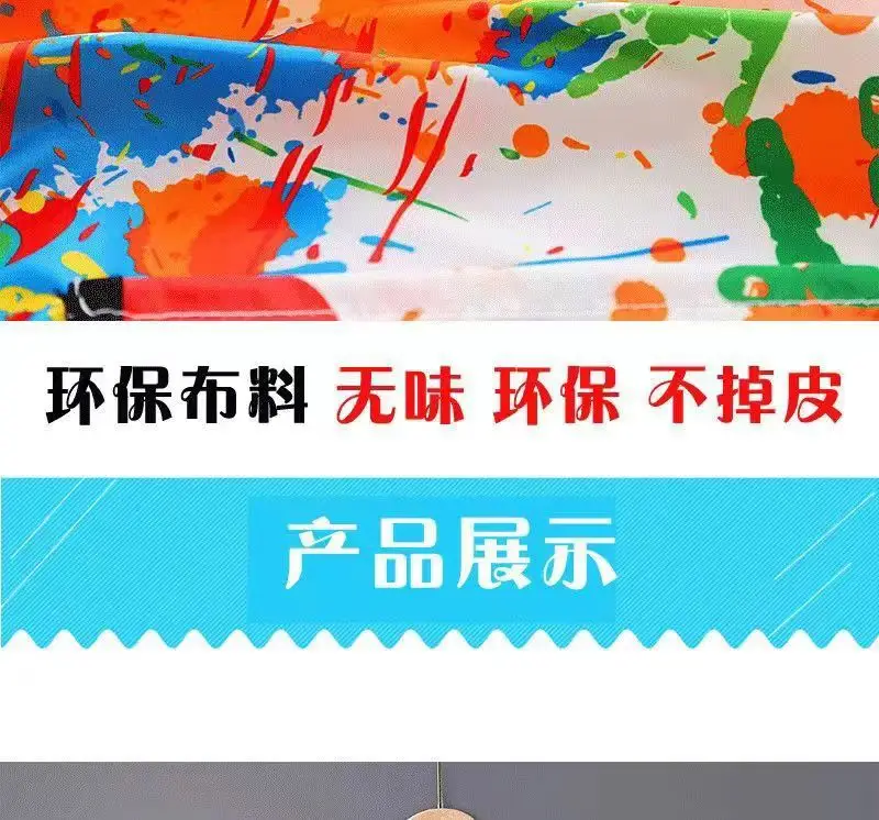 Kids Oil Painting Apron Waterproof Anti-Dressing Kindergarten Dining Set — feature 12