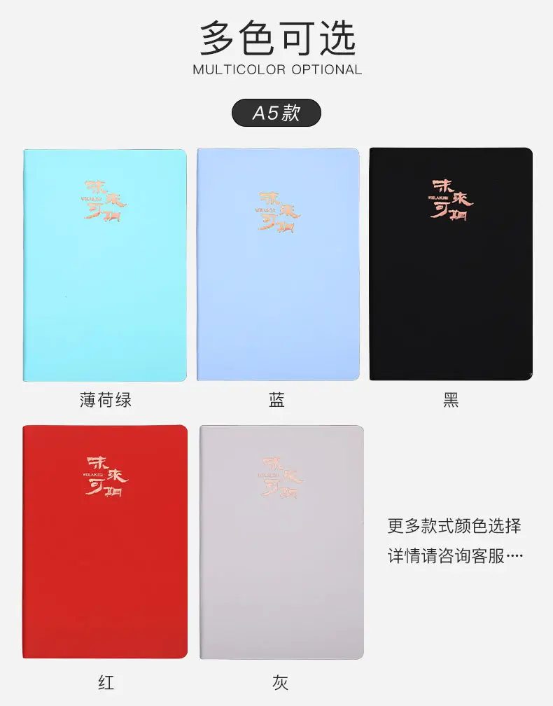 A5/B5 Notebook with 5 Colors Business Notepad — feature 12
