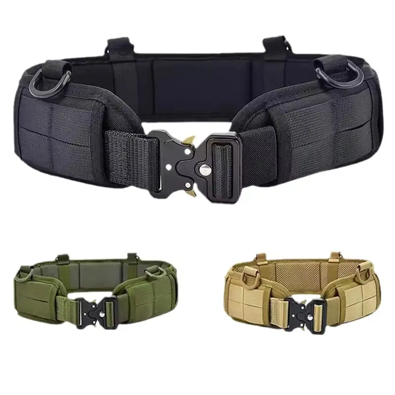 Tactical Molle Girdle Belt Multi-Functional Metal Speed Release Buckle - Image 9