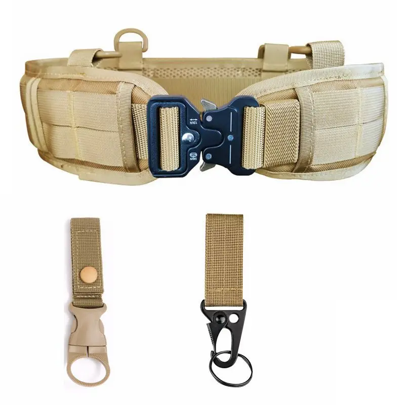 Tactical Molle Girdle Belt Multi-Functional Metal Speed Release Buckle — feature 12