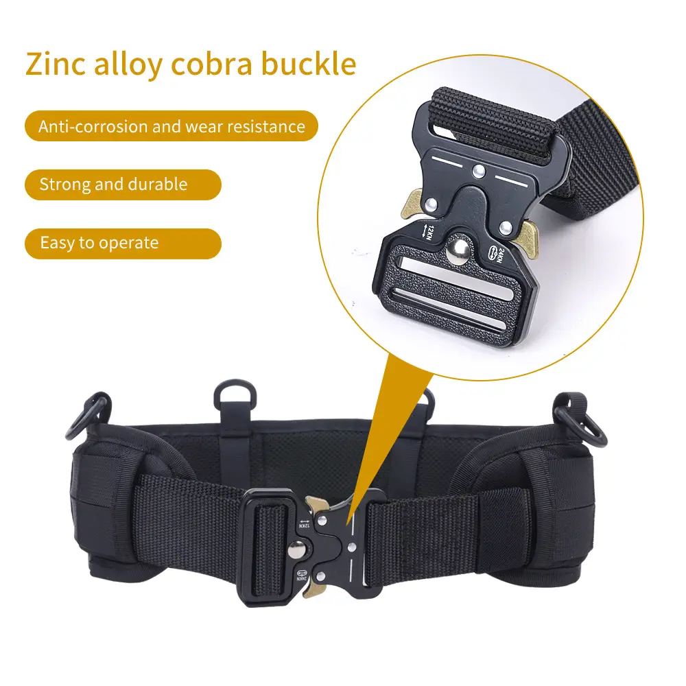 Tactical Molle Girdle Belt Multi-Functional Metal Speed Release Buckle — feature 6