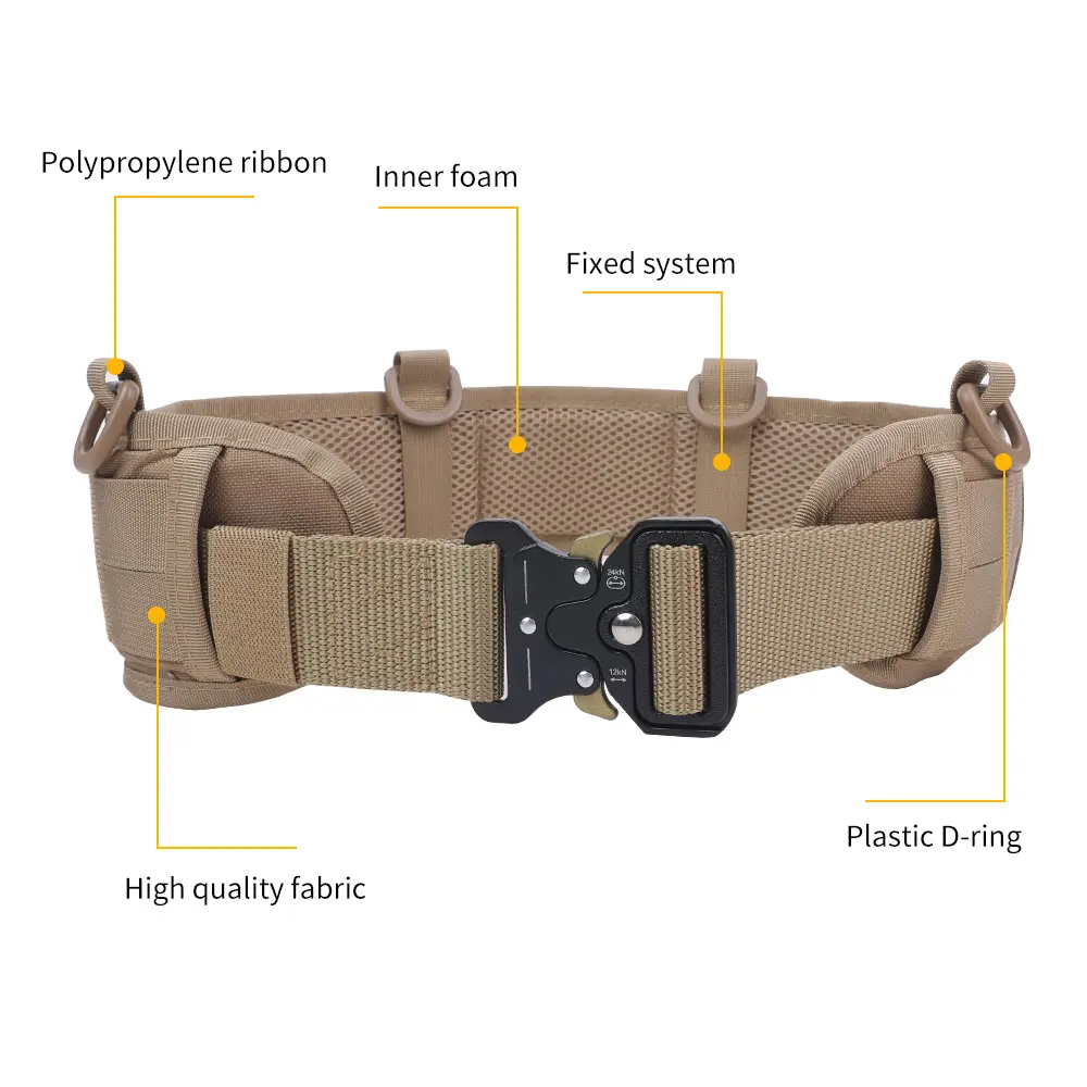 Tactical Molle Girdle Belt Multi-Functional Metal Speed Release Buckle — feature 7