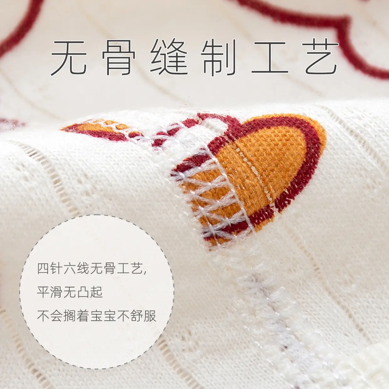 Baby Cotton Short Sleeve Onesie with Fruit Print — feature 5