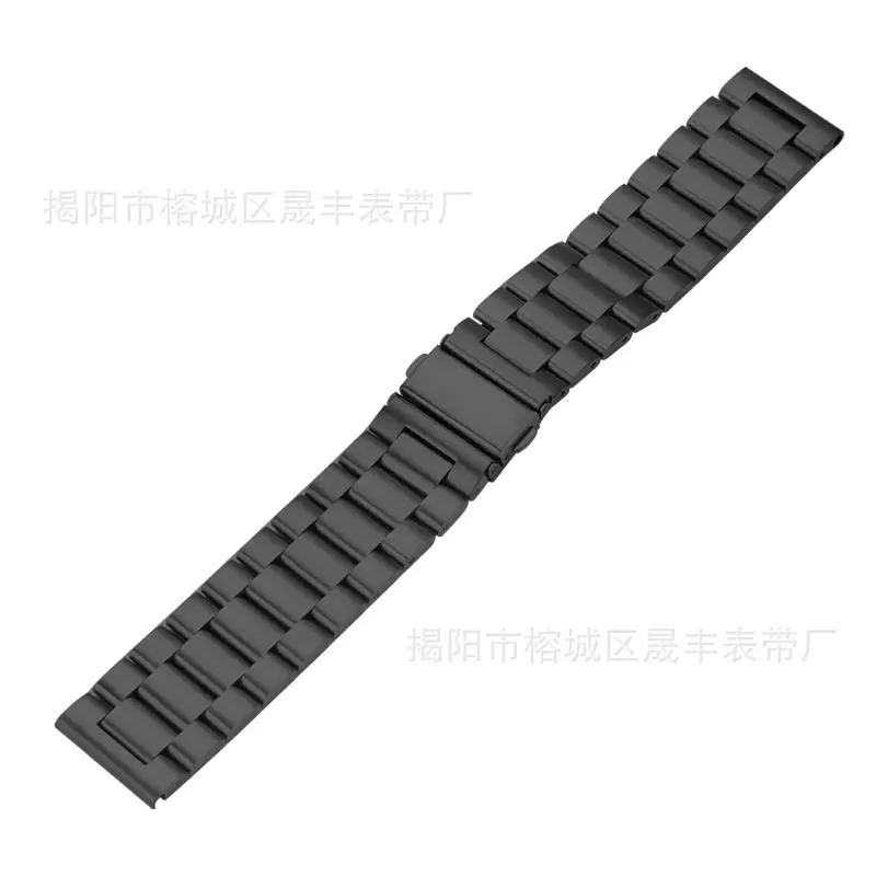Samsung Huawei GT4Pro Watch 3 Beads Solid Band Gold Black