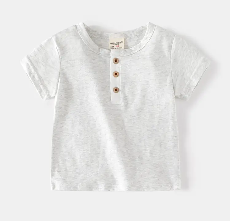 Blue Cotton Short Sleeve T-Shirt for Boys Medium — feature 9