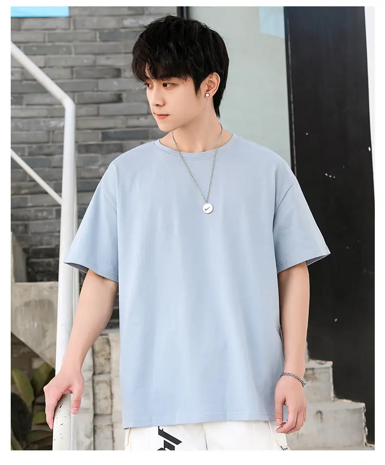 Women Loose Sleeve T-Shirt Cream 200g Drop Shoulder — feature 10