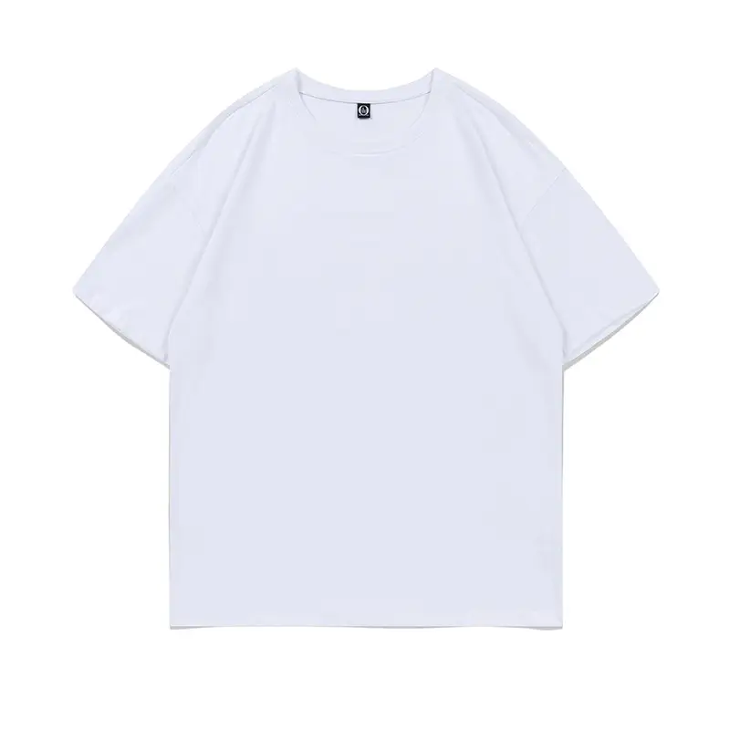 Women Loose Sleeve T-Shirt Cream 200g Drop Shoulder - Image 2