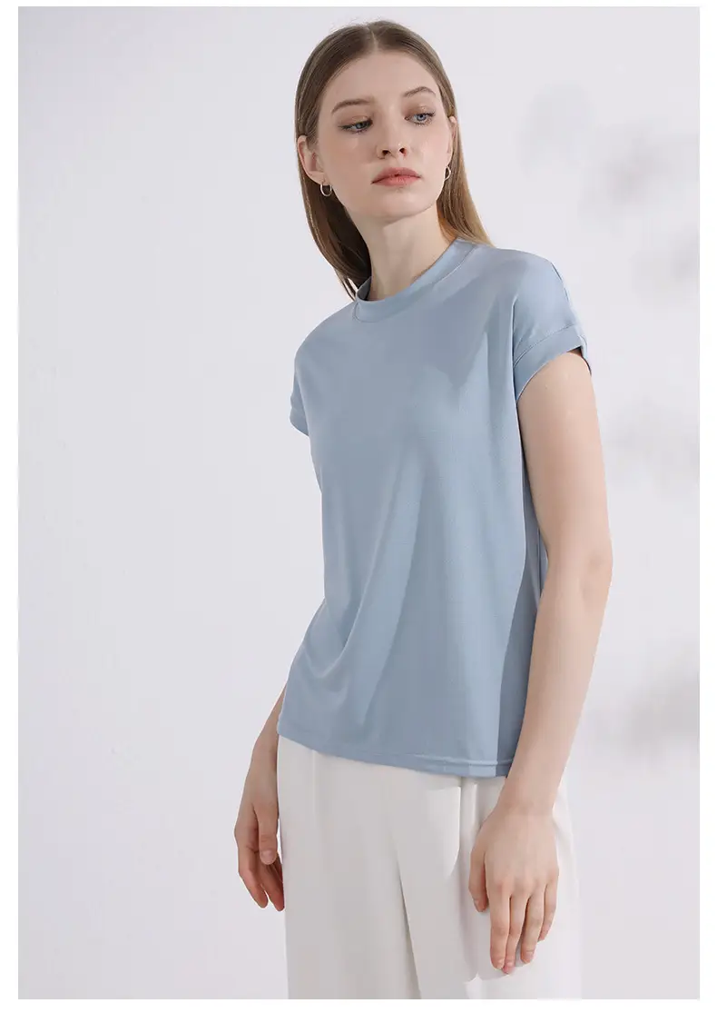 2024 Women's White Slim Fit T-Shirt — feature 27