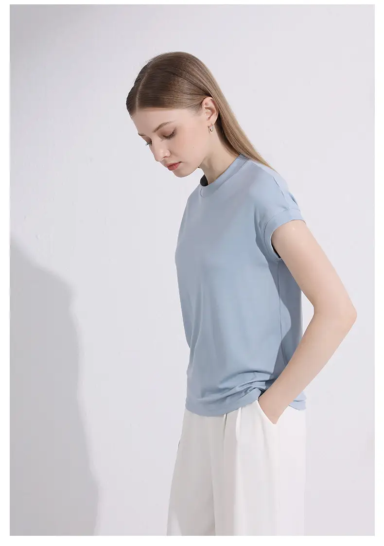 2024 Women's White Slim Fit T-Shirt — feature 28