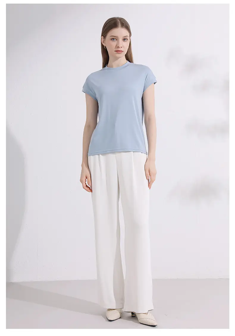 2024 Women's White Slim Fit T-Shirt — feature 29