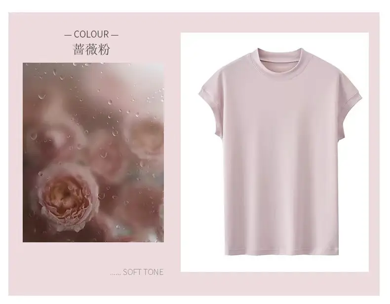 2024 Women's White Slim Fit T-Shirt - Image 7