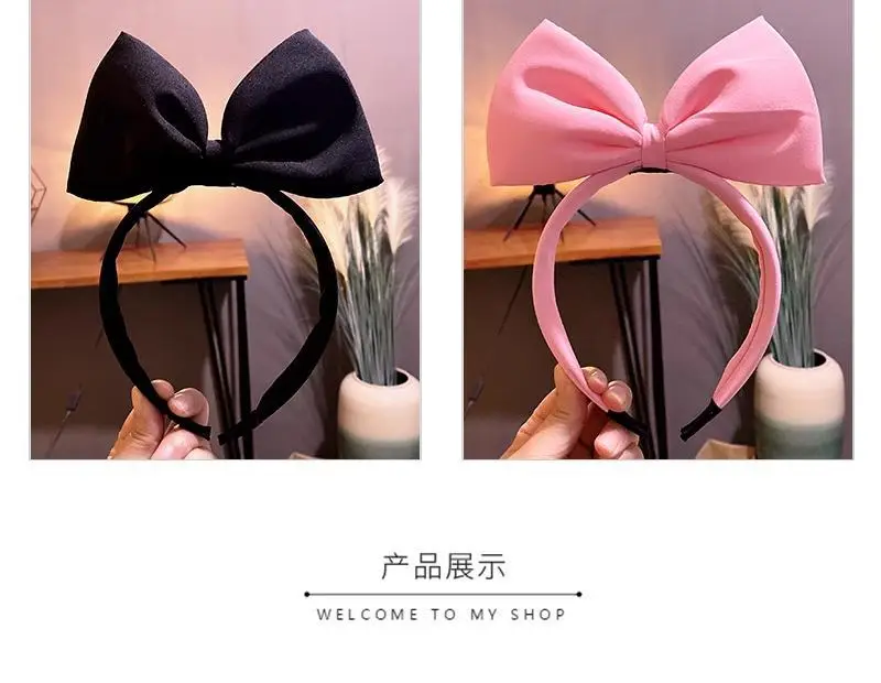 Pink Bow Headband for Women 2023 Korean Style — feature 3