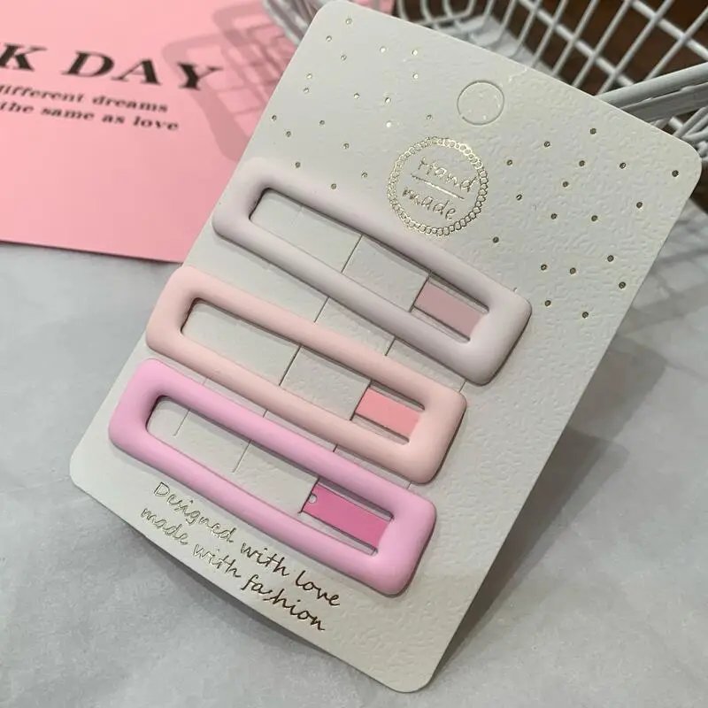 Girls Pink Baby Hair Clip with Star Design - Image 3