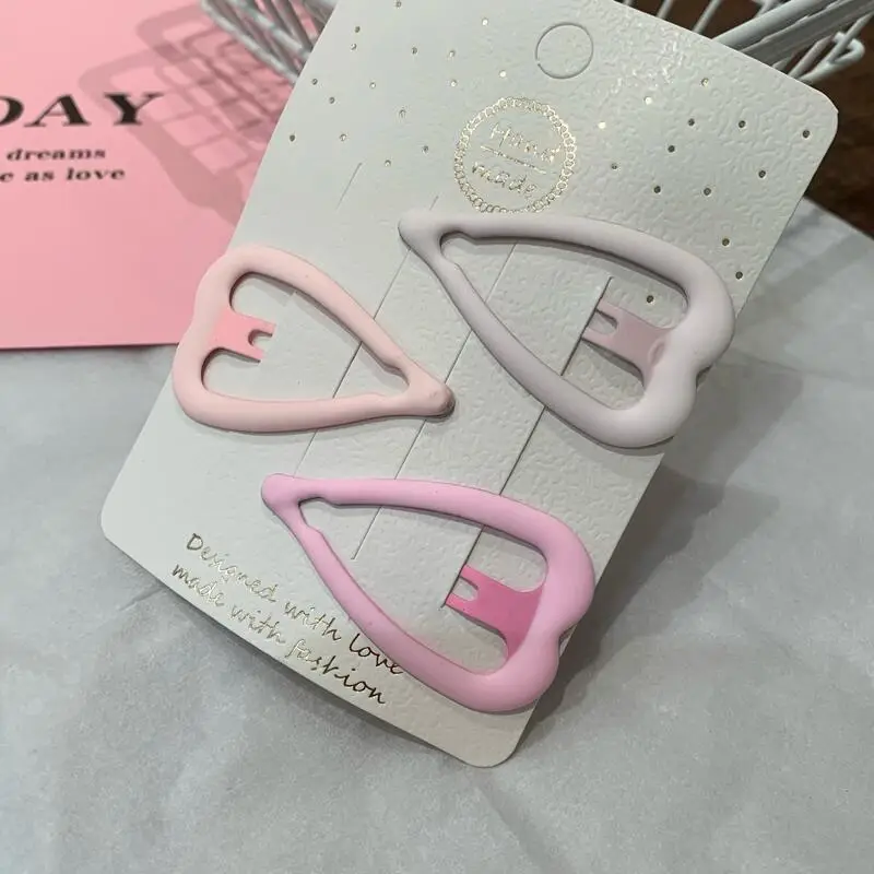 Girls Pink Baby Hair Clip with Star Design - Image 4