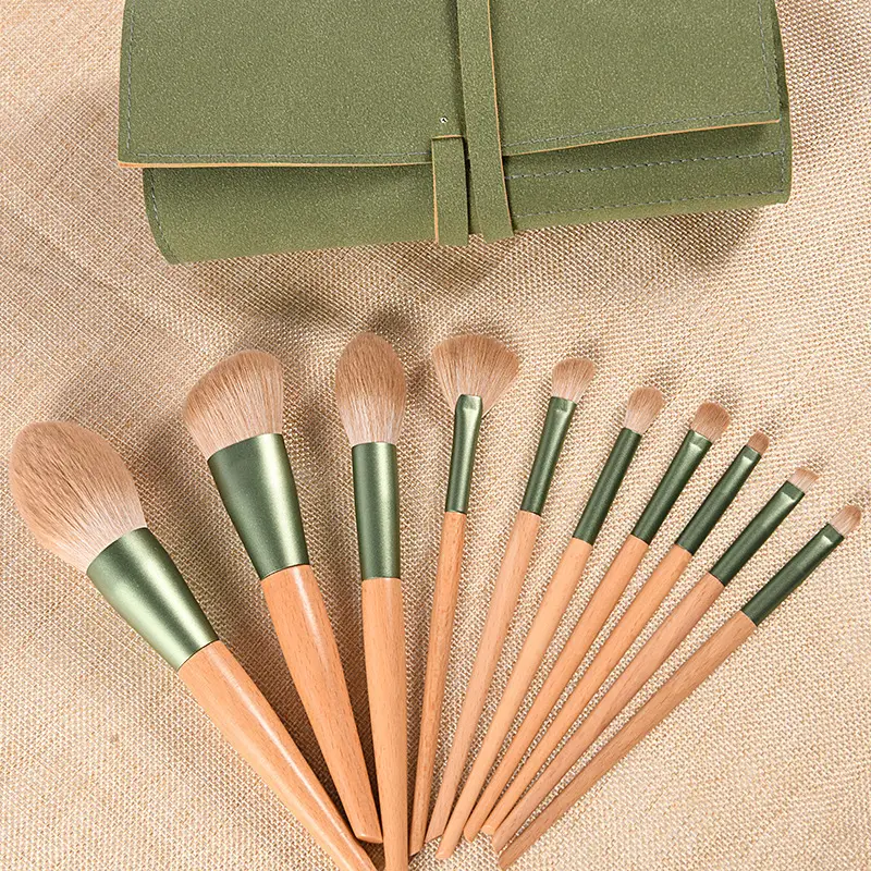 10 Pct Green Makeup Brushes for Beginners - Image 7