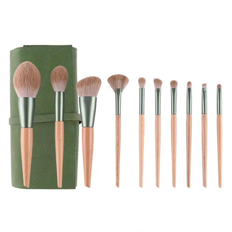 10 Pct Green Makeup Brushes for Beginners - Image 8