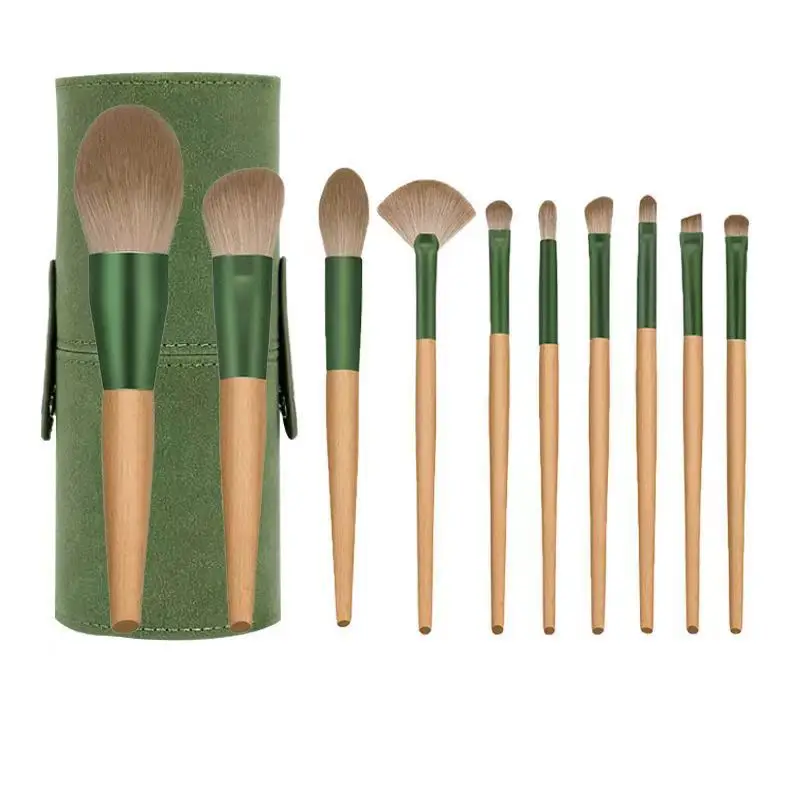 10 Pct Green Makeup Brushes for Beginners - Image 3