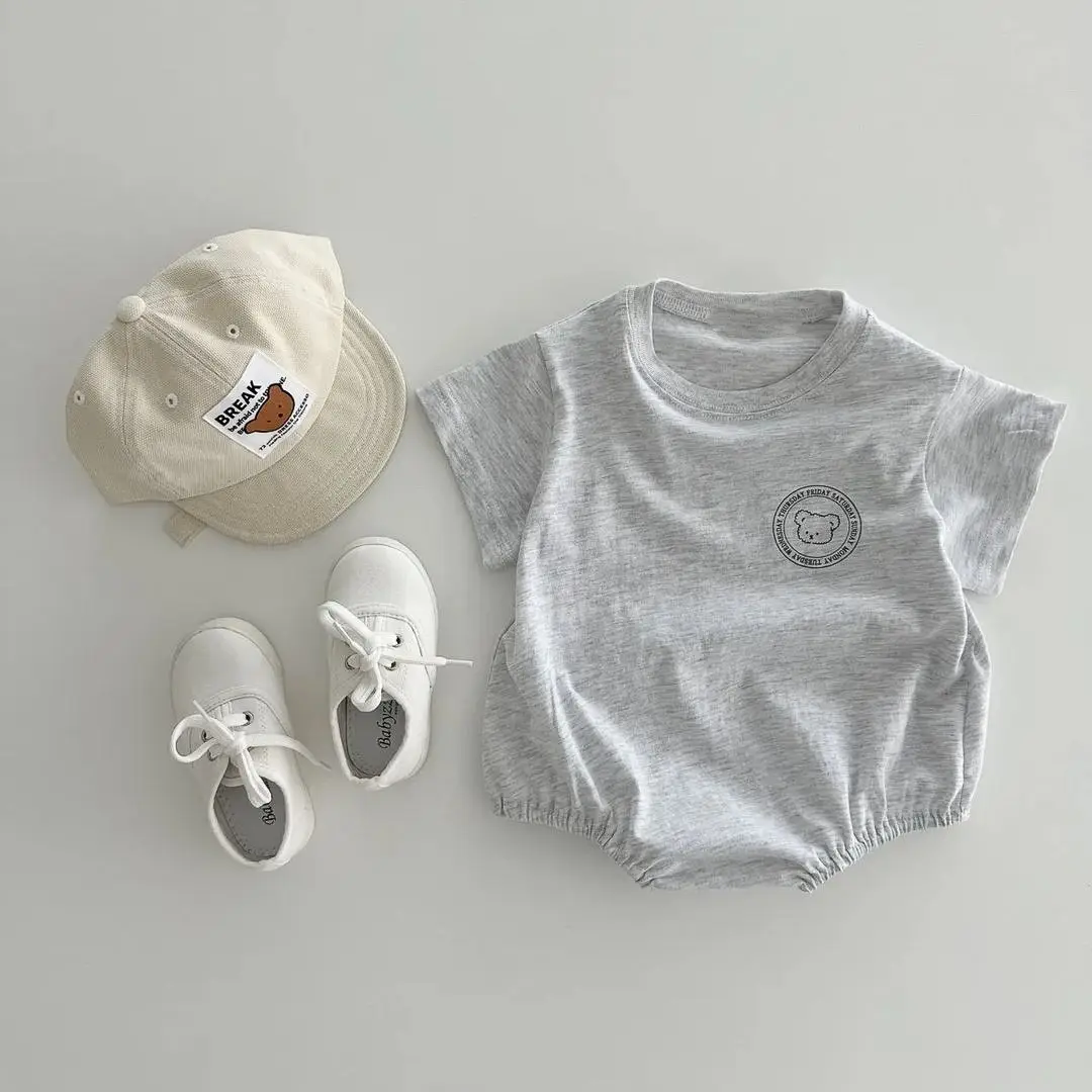 Baby's Black Graphic Jumpsuit with Hat & Slippers - Image 4