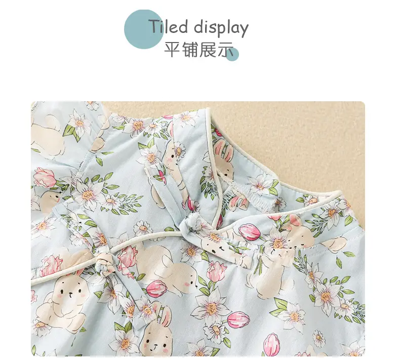 Baby Floral Cheongsam Set for Girls Summer — feature 15