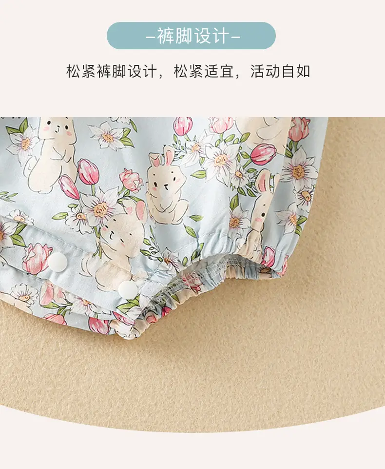Baby Floral Cheongsam Set for Girls Summer — feature 6