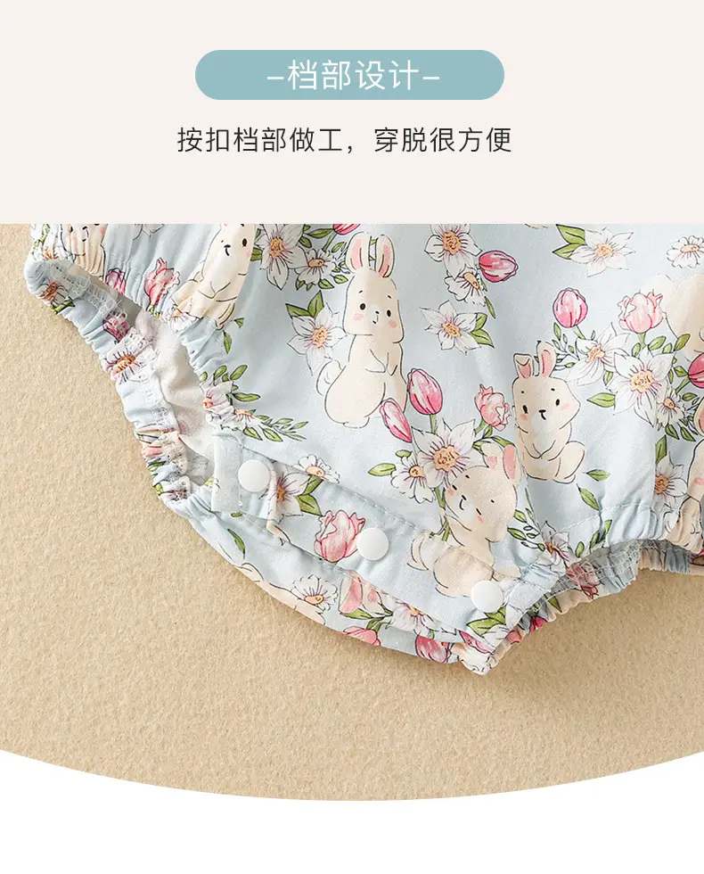 Baby Floral Cheongsam Set for Girls Summer — feature 7