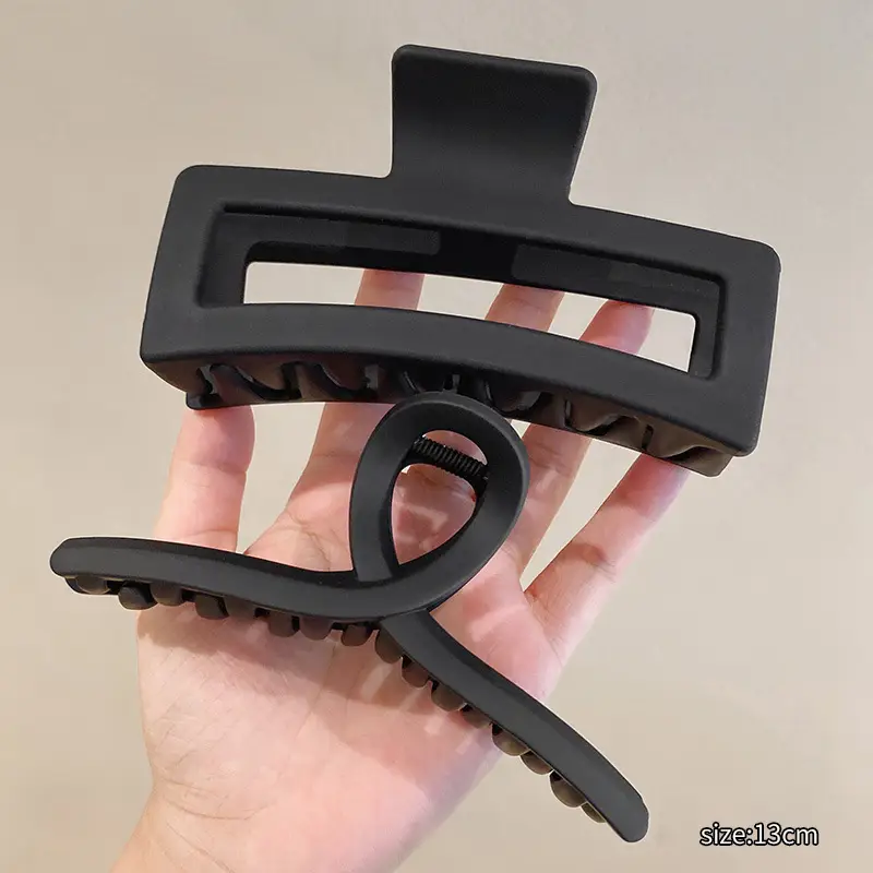 Super Large 13cm Hair Volume Shark Clip Grab Clip Square Hair Grab Back Head Hair Clip Women - Image 7