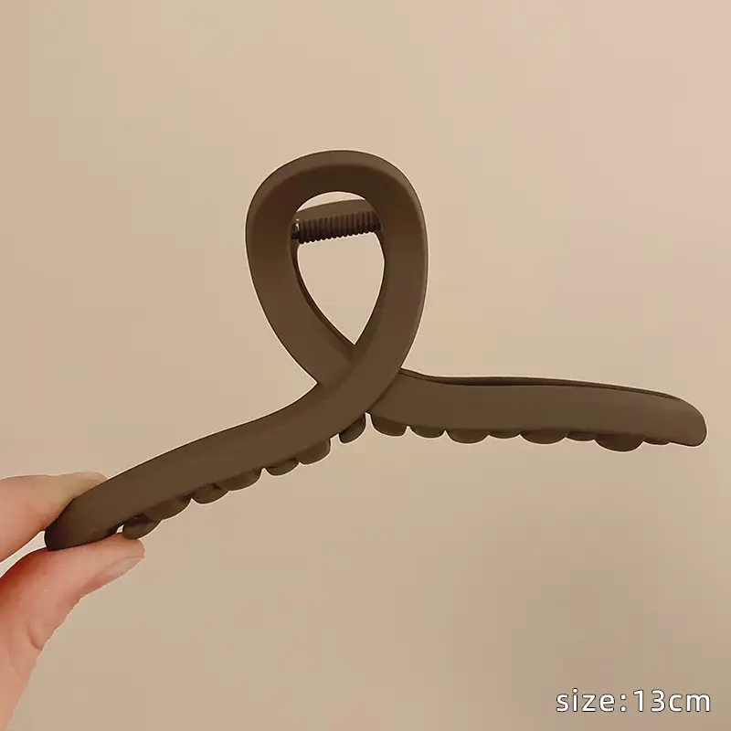Super Large 13cm Hair Volume Shark Clip Grab Clip Square Hair Grab Back Head Hair Clip Women — feature 6