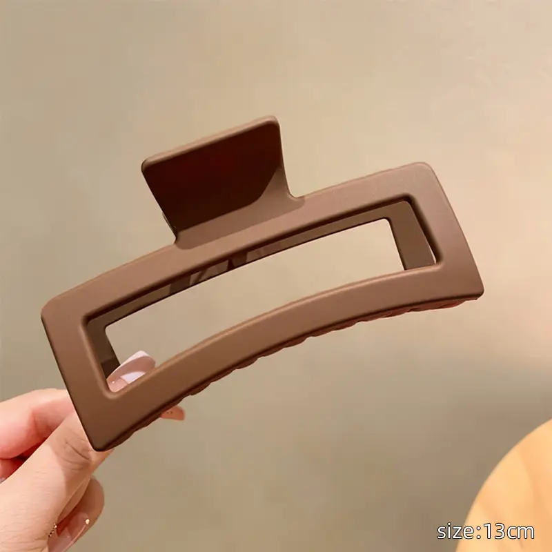 Super Large 13cm Hair Volume Shark Clip Grab Clip Square Hair Grab Back Head Hair Clip Women - Image 5