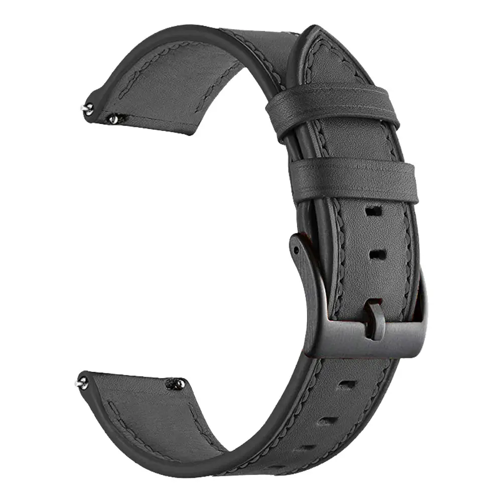 Huawei Gtr47Mm Leather Watch Strap 20mm Black