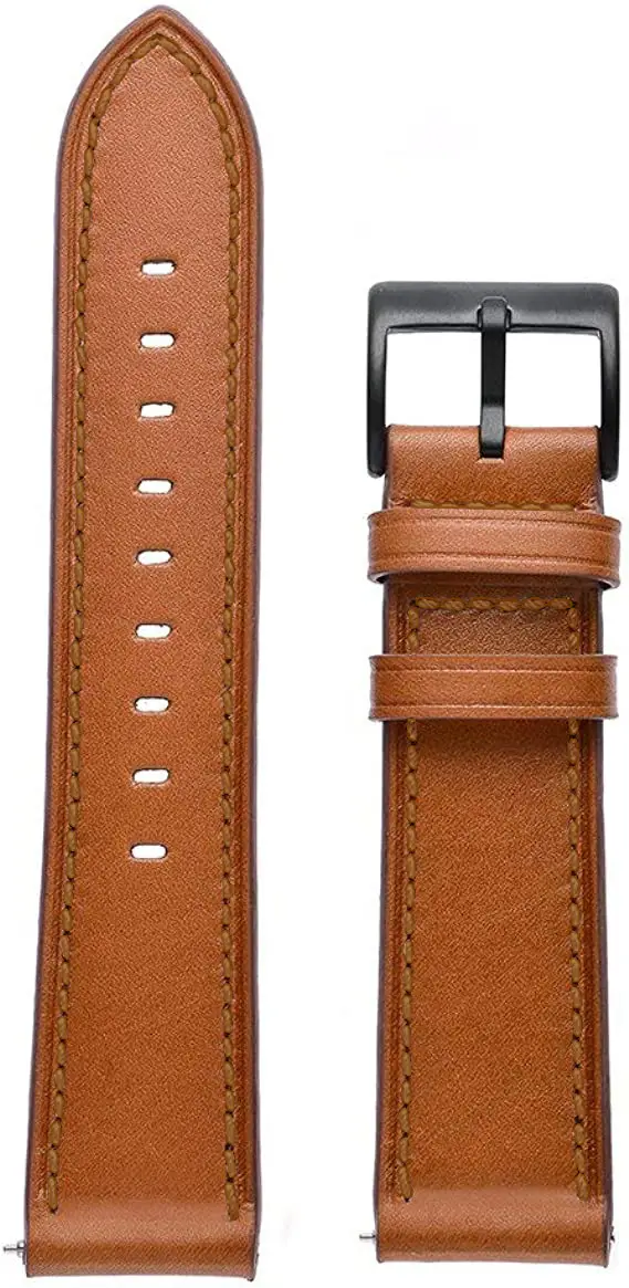 Huawei Gtr47Mm Leather Watch Strap 20mm Black — feature 14