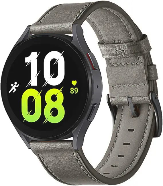 Huawei Gtr47Mm Leather Watch Strap 20mm Black — feature 19