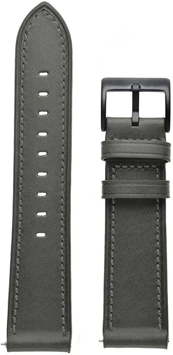 Huawei Gtr47Mm Leather Watch Strap 20mm Black — feature 7