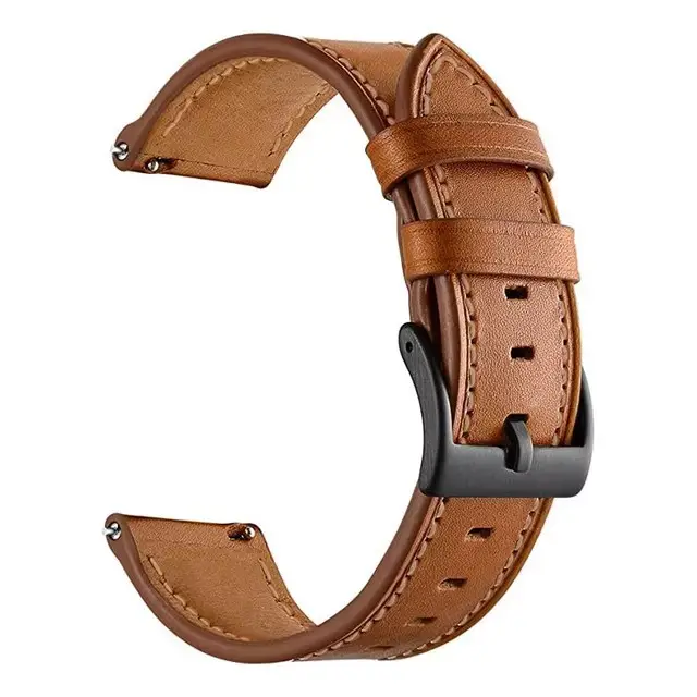 Huawei Gtr47Mm Leather Watch Strap 20mm Black