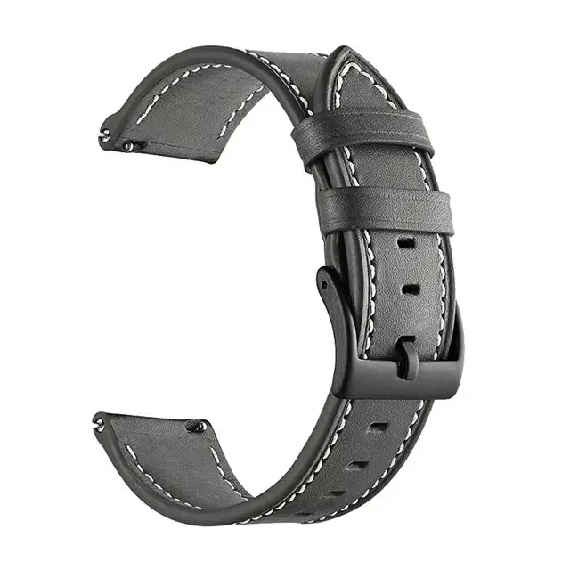Huawei Gtr47Mm Leather Watch Strap 20mm Black