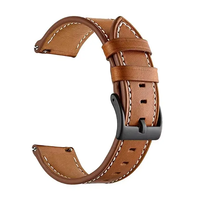 Huawei Gtr47Mm Leather Watch Strap 20mm Black