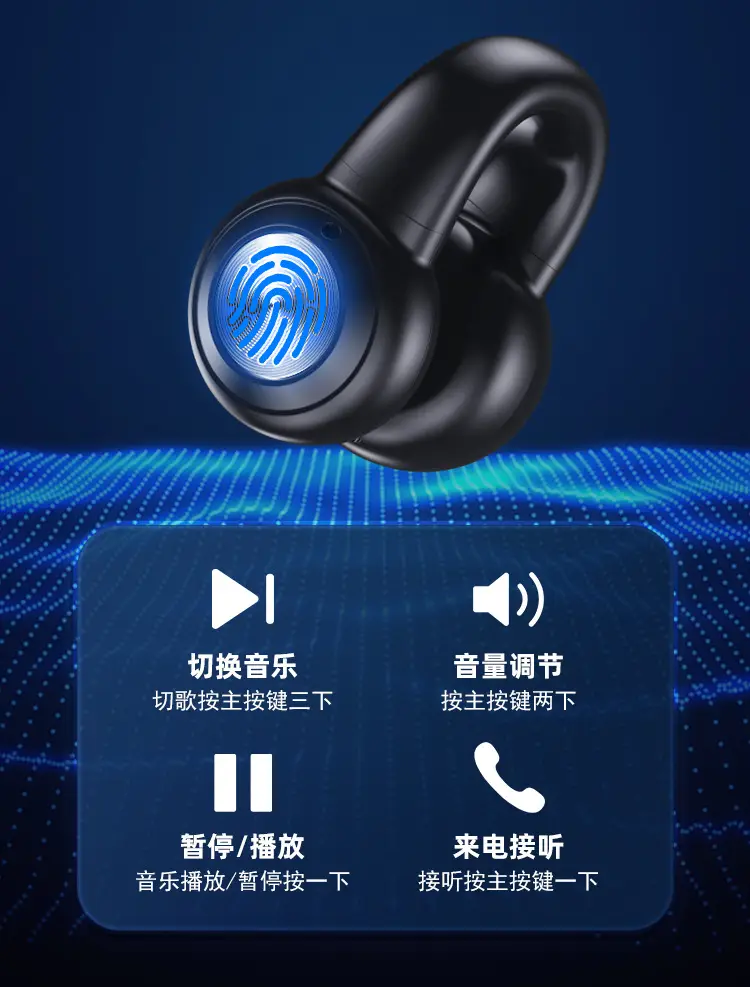 Wireless Bone Conduction Earbuds for Apple Huawei Android — feature 29