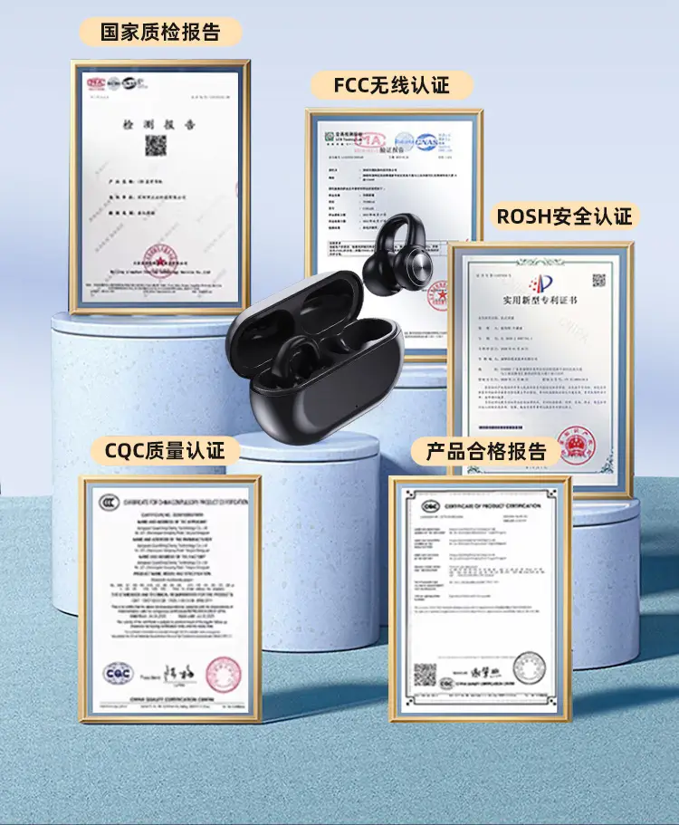 Wireless Bone Conduction Earbuds for Apple Huawei Android — feature 7