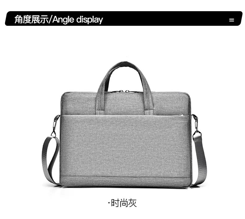 Light Blue Business Laptop Shoulder Bag — feature 28
