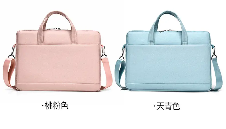 Light Blue Business Laptop Shoulder Bag — feature 30