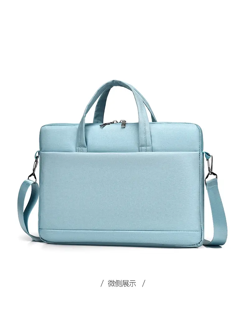 Light Blue Business Laptop Shoulder Bag — feature 32