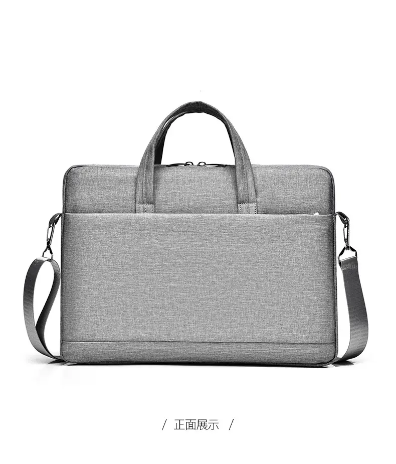 Light Blue Business Laptop Shoulder Bag — feature 39