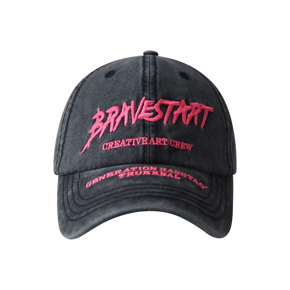 American-style washed retro baseball cap men women - Image 9
