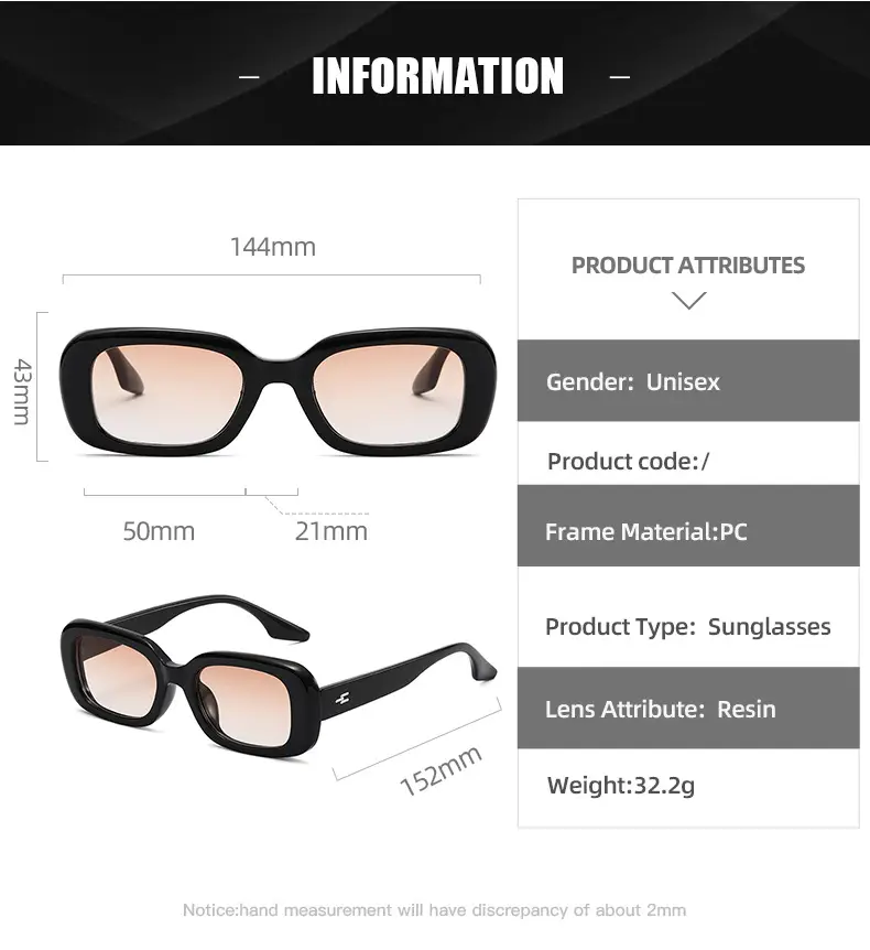 Korean Style Sunglasses Same Style Sunset Color Glasses — feature 12